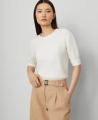 Ann Taylor Stitch Sweater T-Shirt Women's