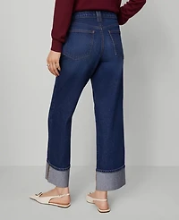 Ann Taylor The Petite Boyfriend Jean Authentic Dark Wash Women's