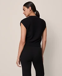 Ann Taylor Petite Bouclé Sweater Vest Women's