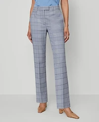 Ann Taylor The Bridgette Pant Plaid Faded Denim Women's