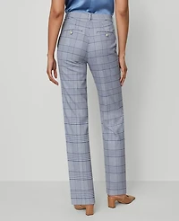 Ann Taylor The Bridgette Pant Plaid Faded Denim Women's