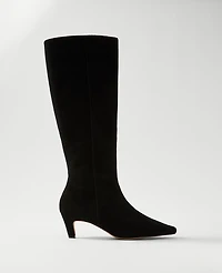 Ann Taylor Skinny Heel Suede Tall Boot Women's