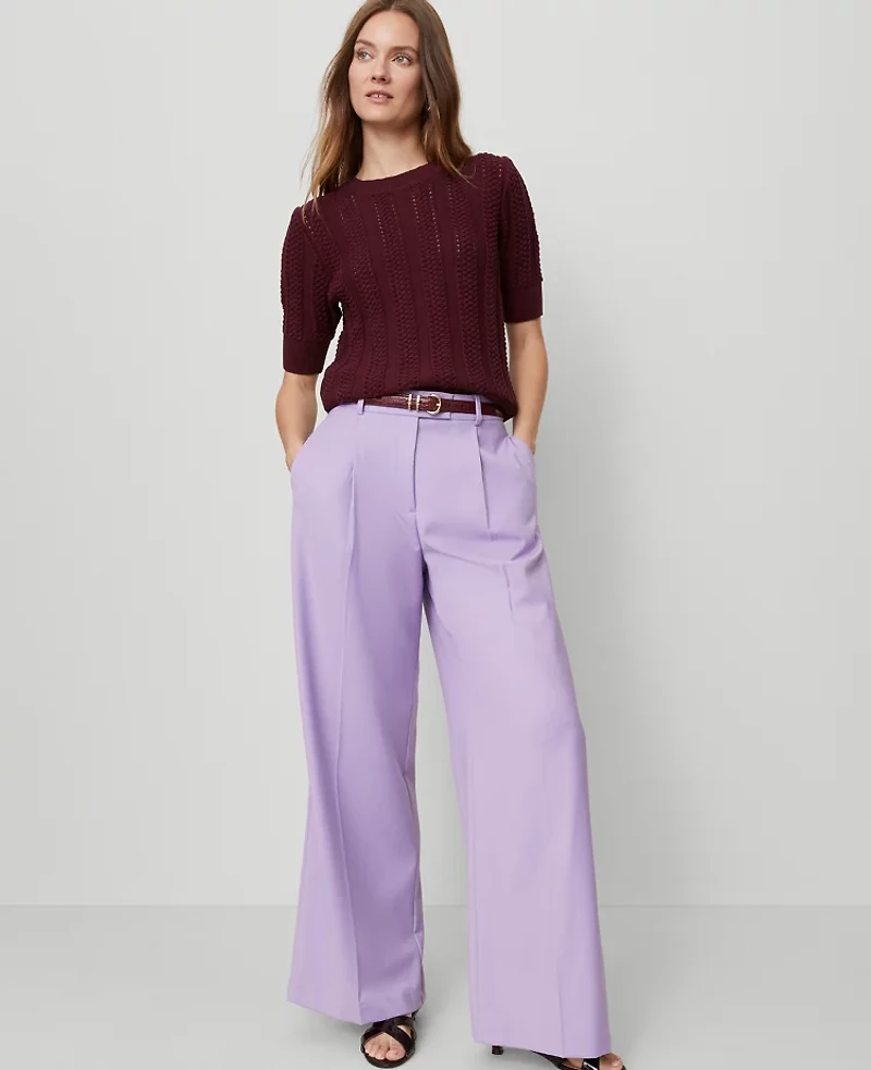 Ann Taylor The Modern Wide-Leg Trouser Pant Women's