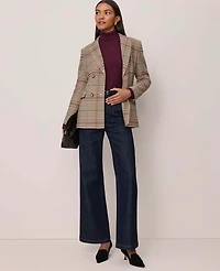 Ann Taylor The Petite Darted Waist Trouser Jean Size 2 Classic Rinse Wash Women's
