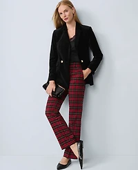 Ann Taylor The Crosby Blazer Velvet Black Women's