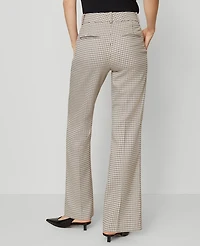 Ann Taylor The Jayne Trouser Pant Houndstooth Cafe Au Lait Women's
