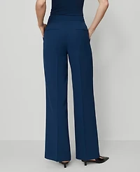 Ann Taylor The Wide-Leg Pant Fluid Crepe Moonlit Backdrop Women's