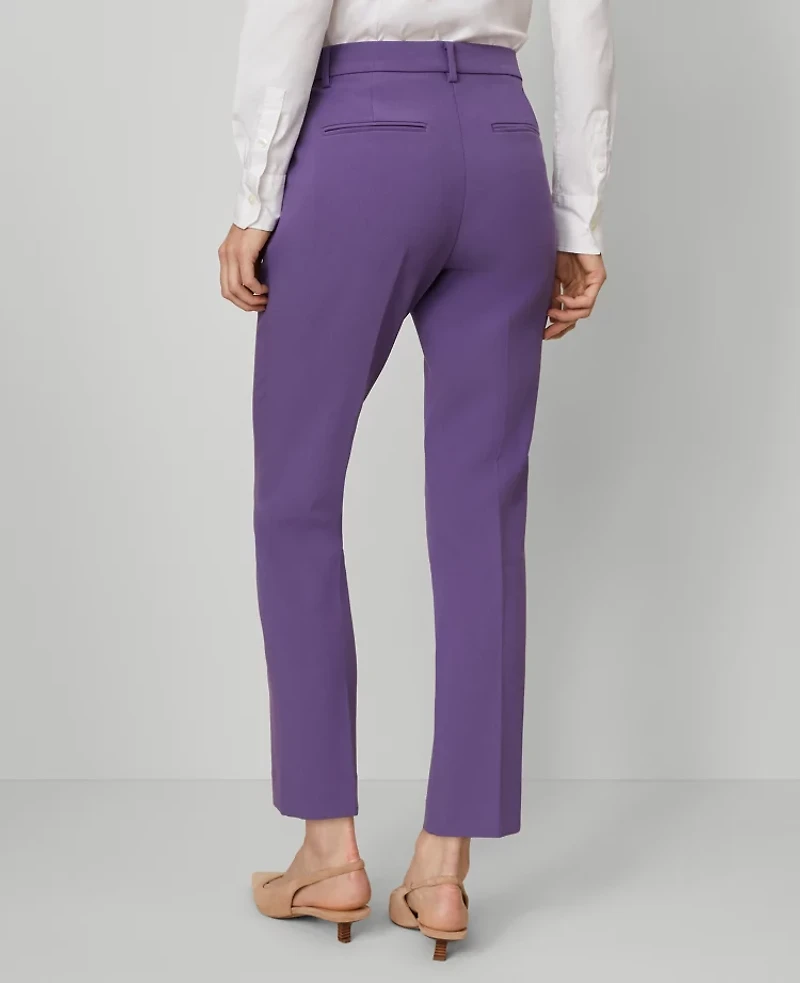 Ann Taylor The Petite Eva Ankle Pant Doubleweave Majestic Violet Women's