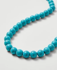 Ann Taylor Beaded Turquoise Necklace Turquoise Ocean Women's