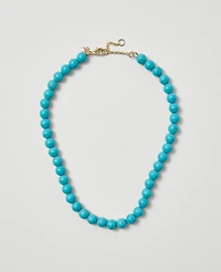 Ann Taylor Beaded Turquoise Necklace Turquoise Ocean Women's