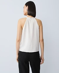 Ann Taylor Bow Halter Top Women's