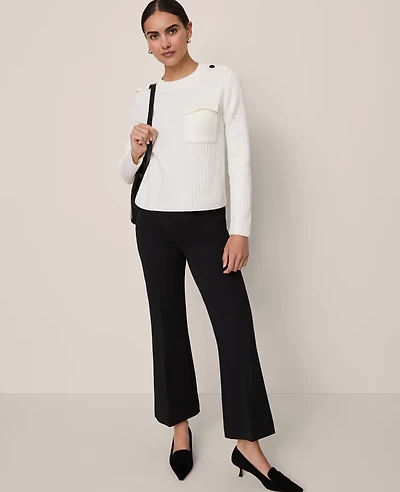 Ann Taylor The Side-Zip Flare Pant Women's