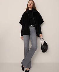 Ann Taylor The Perfect Straight Jean Authentic Light Grey Wash Women's
