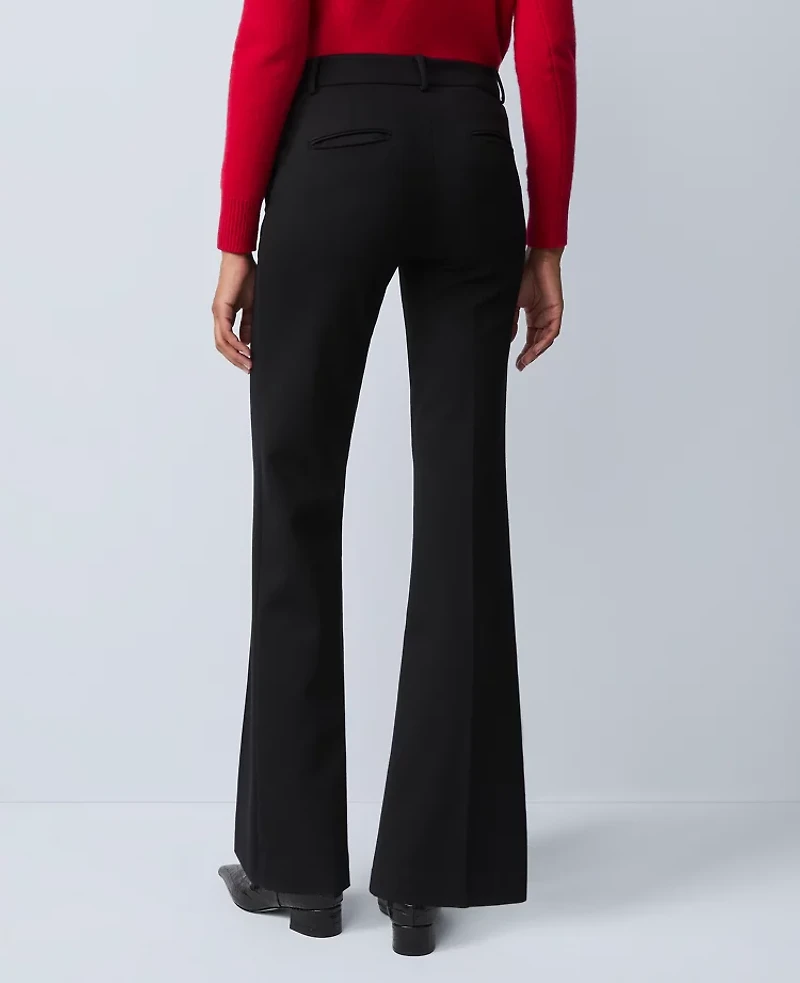 Ann Taylor The Jayne Trouser Ponte — Curvy Fit Black Women's