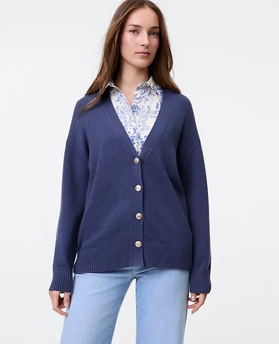 Ann Taylor Weekend Collection Boyfriend Cardigan Women's