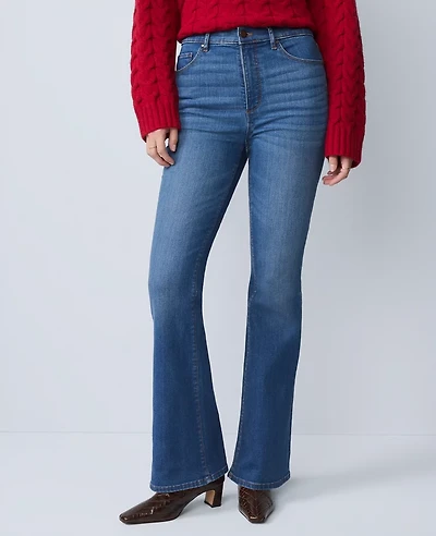 Ann Taylor The Boot Jean — Curvy Fit Refined Dark Indigo Wash Women's