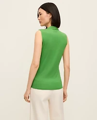 Ann Taylor Petite Sleeveless V-Neck Top Women's