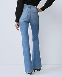 Ann Taylor The Petite Boot Jean Bright Mid Indigo Wash Women's