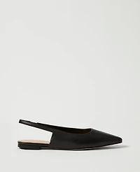 Ann Taylor Leather Slingback Flat Women's