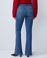 Ann Taylor Weekend Collection Petite Boot Jean — Curvy Fit Refined Dark Indigo Wash Women's