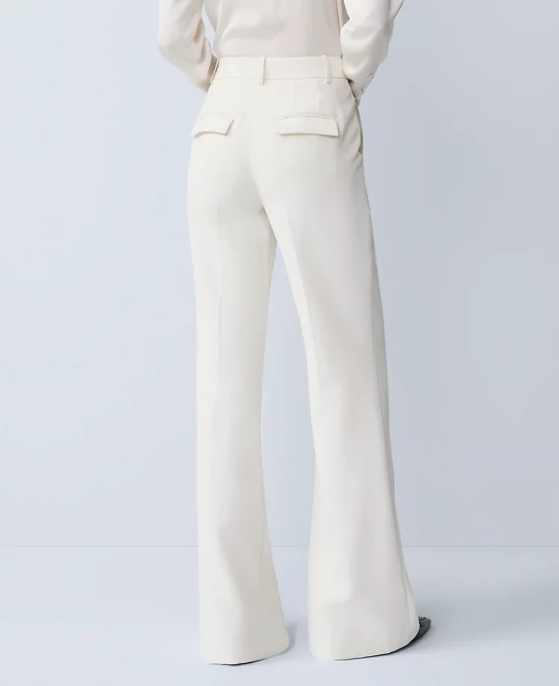 Ann Taylor The Petite Perfect Flare Pant Winter White Women's