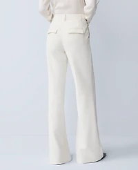 Ann Taylor The Petite Perfect Flare Pant Winter White Women's