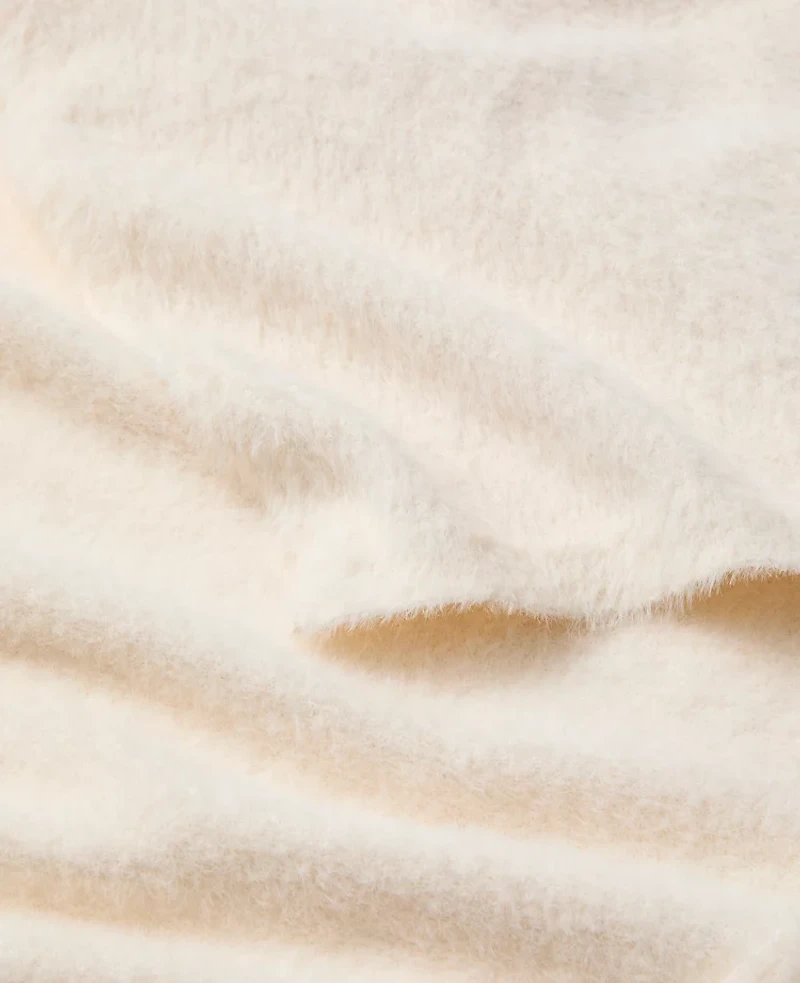 Ann Taylor Fringe Blanket Scarf Feather Women's