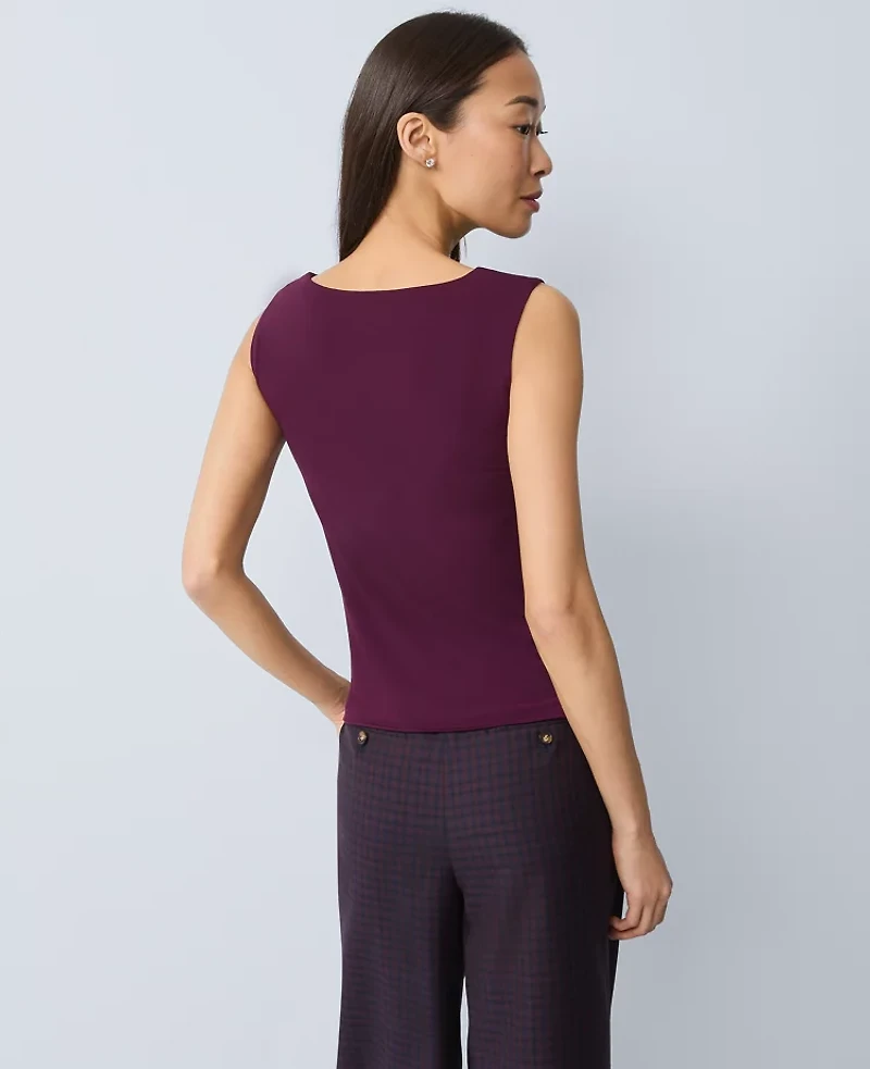 Ann Taylor Draped Cowl Neck Top Winter Women's