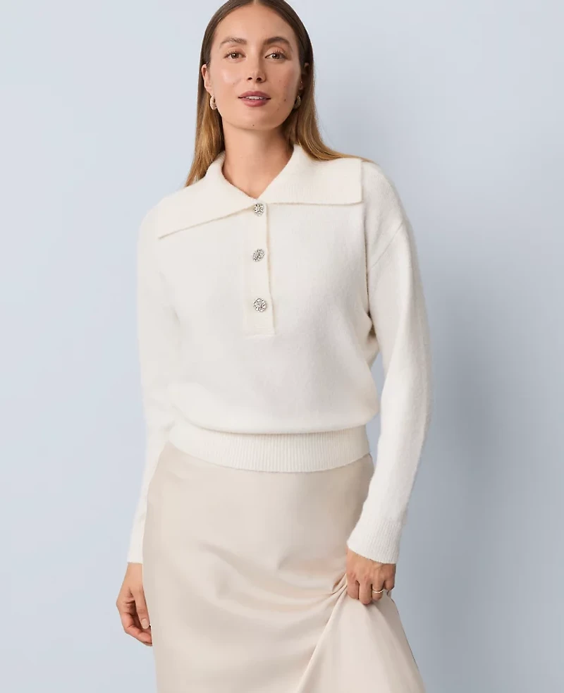 Ann Taylor Polo Sweater Women's