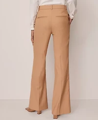 Ann Taylor The Flare Trouser Pant Sesame Women's