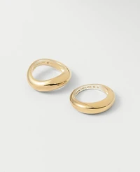 Ann Taylor Metal Stacked Ring Set Women's