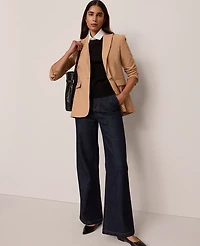 Ann Taylor Fitted Long Blazer Women's