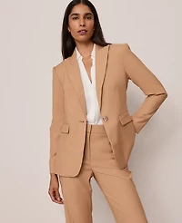 Ann Taylor Fitted Long Blazer Women's