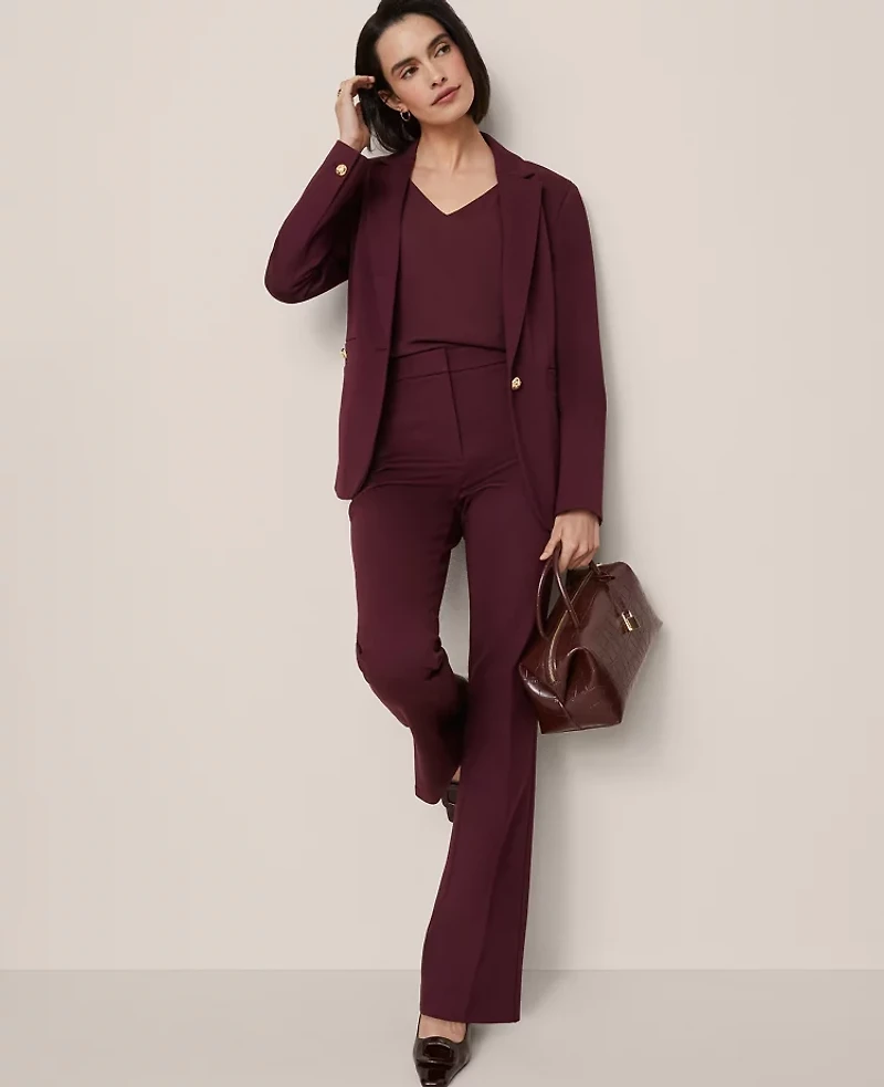 Ann Taylor The One-Button Blazer Ponte Women's