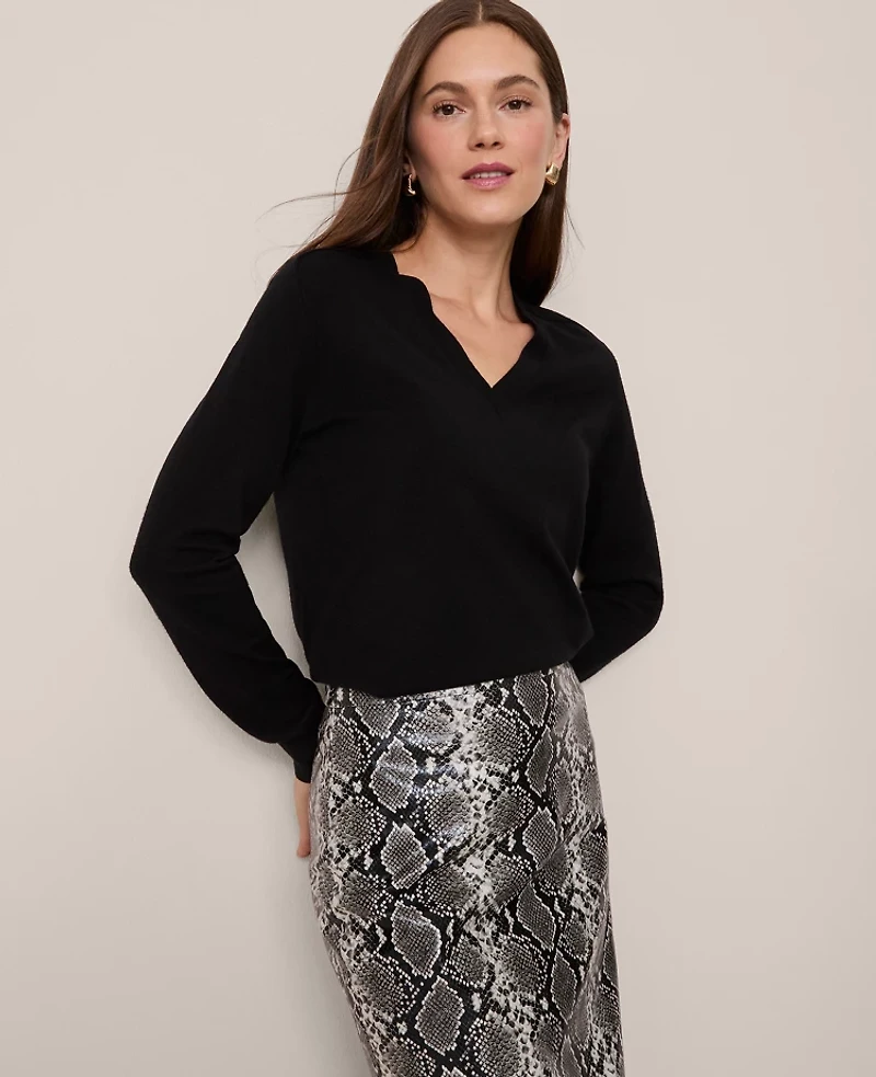 Ann Taylor V-Neck Sweater Women's