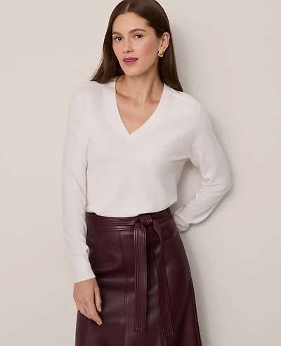 Ann Taylor V-Neck Sweater Women's