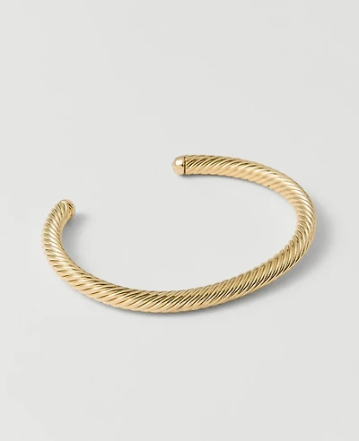 Ann Taylor Rope Metal Cuff Bracelet Women's