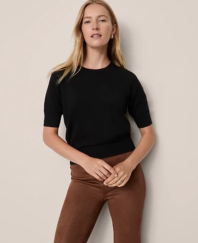 Ann Taylor Wedge Sweater T-Shirt Women's