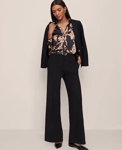 Ann Taylor The Wide-Leg Pant Ponte Women's