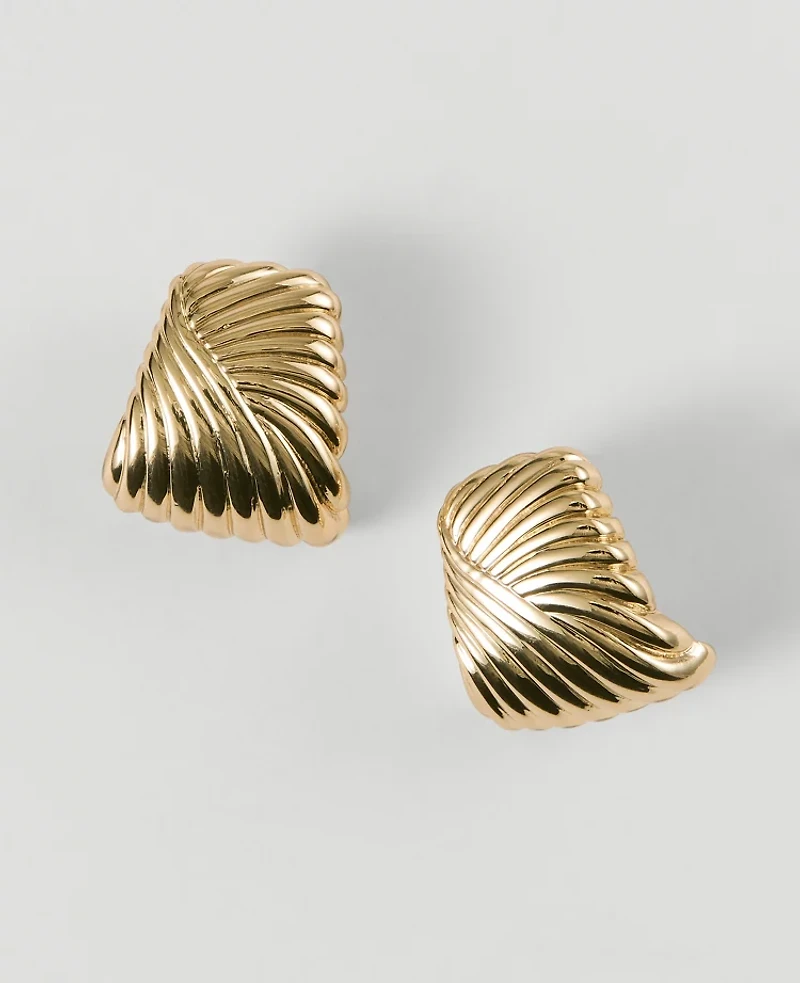Ann Taylor Textured Rectangle Stud Earrings Women's