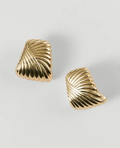 Ann Taylor Textured Rectangle Stud Earrings Women's