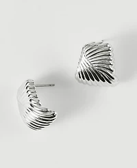 Ann Taylor Textured Rectangle Stud Earrings Women's