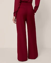 Ann Taylor The Petite Statement Palazzo Pant Cherry Pie Women's