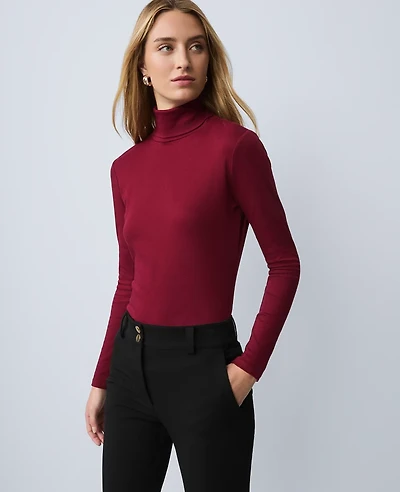 Ann Taylor Weekend Collection Turtleneck Top Women's