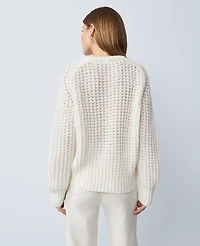Ann Taylor Weekend Collection Cozy Crew Neck Sweater Women's
