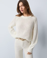 Ann Taylor Weekend Collection Cozy Crew Neck Sweater Women's
