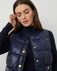 Ann Taylor Petite Weekend Collection Turtleneck Top Night Sky Women's