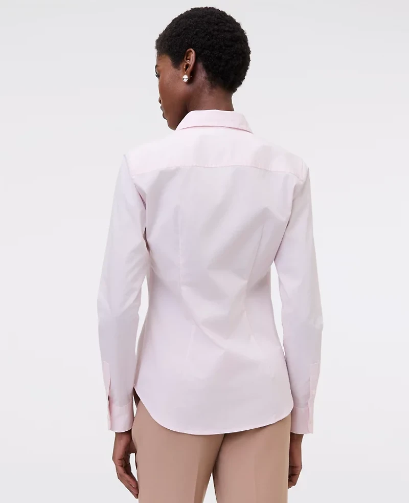 Ann Taylor Perfect Shirt Blush Haze Women's