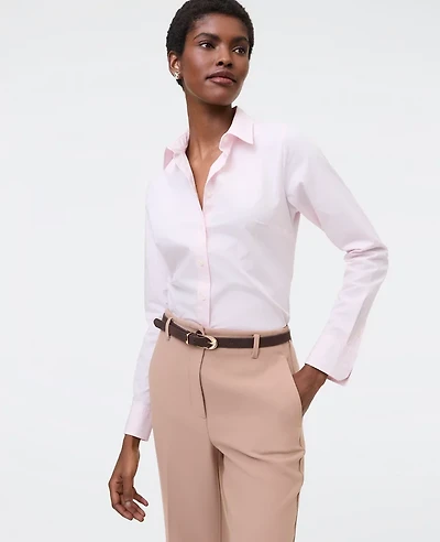 Ann Taylor Perfect Shirt Blush Haze Women's