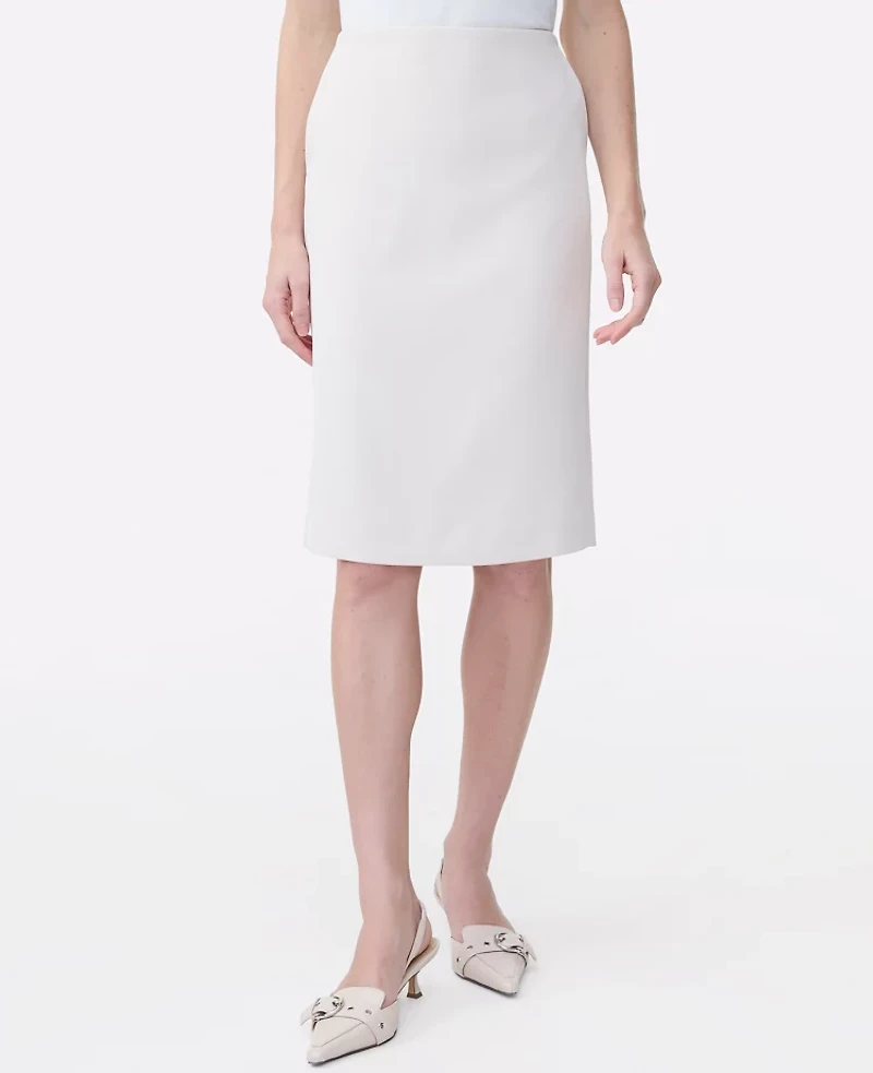 Ann Taylor The Petite Pocket Midi Skirt Fluid Crepe Women's